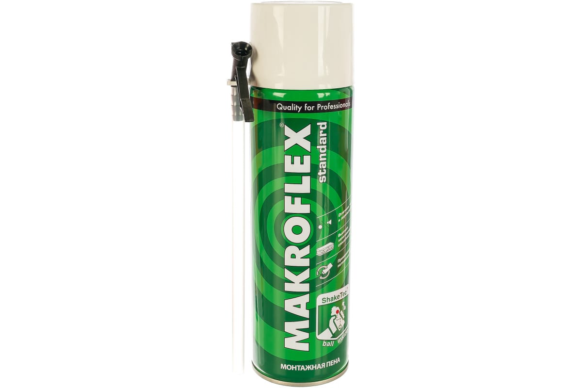 Монтажная пена Makroflex ShakeTec стд 500 мл Б0022946 Монтажная пена Makroflex ShakeTec стд 500 мл Б0022946
