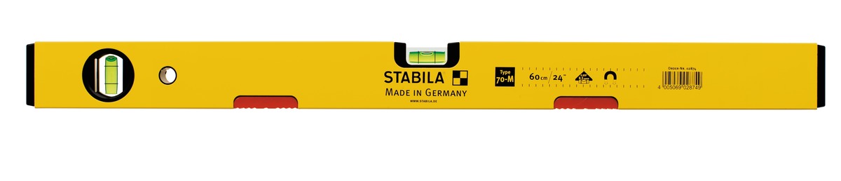 2b8466cf75582c988f5ae05c8417e465 Уровень Stabila тип 70М, 80см (1верт.,1гориз., магнитный, точн. 0,5мм/м) - 3