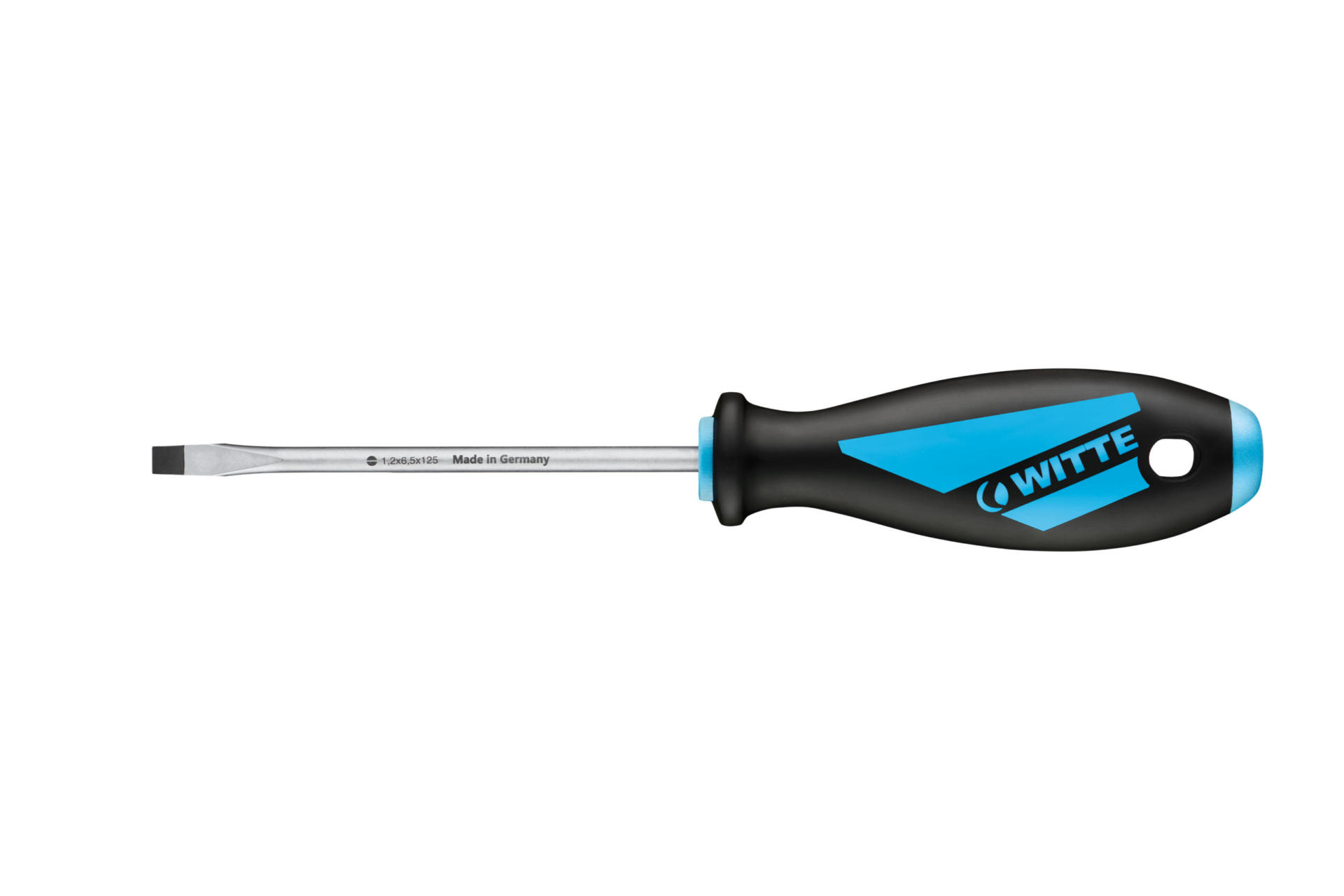 53107 WITTE Отвертка MAXX слесарная шлиц SL 1,2 x 6,5 х 125 мм - 1