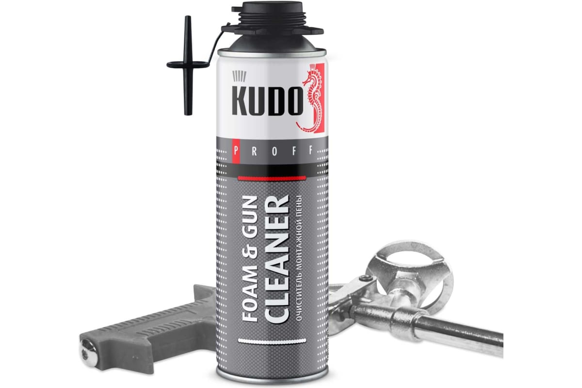 Очиститель монтажной пены KUDO FOAM&GUN CLEANER 650 мл KUPP06C Очиститель монтажной пены KUDO FOAM&GUN CLEANER 650 мл KUPP06C