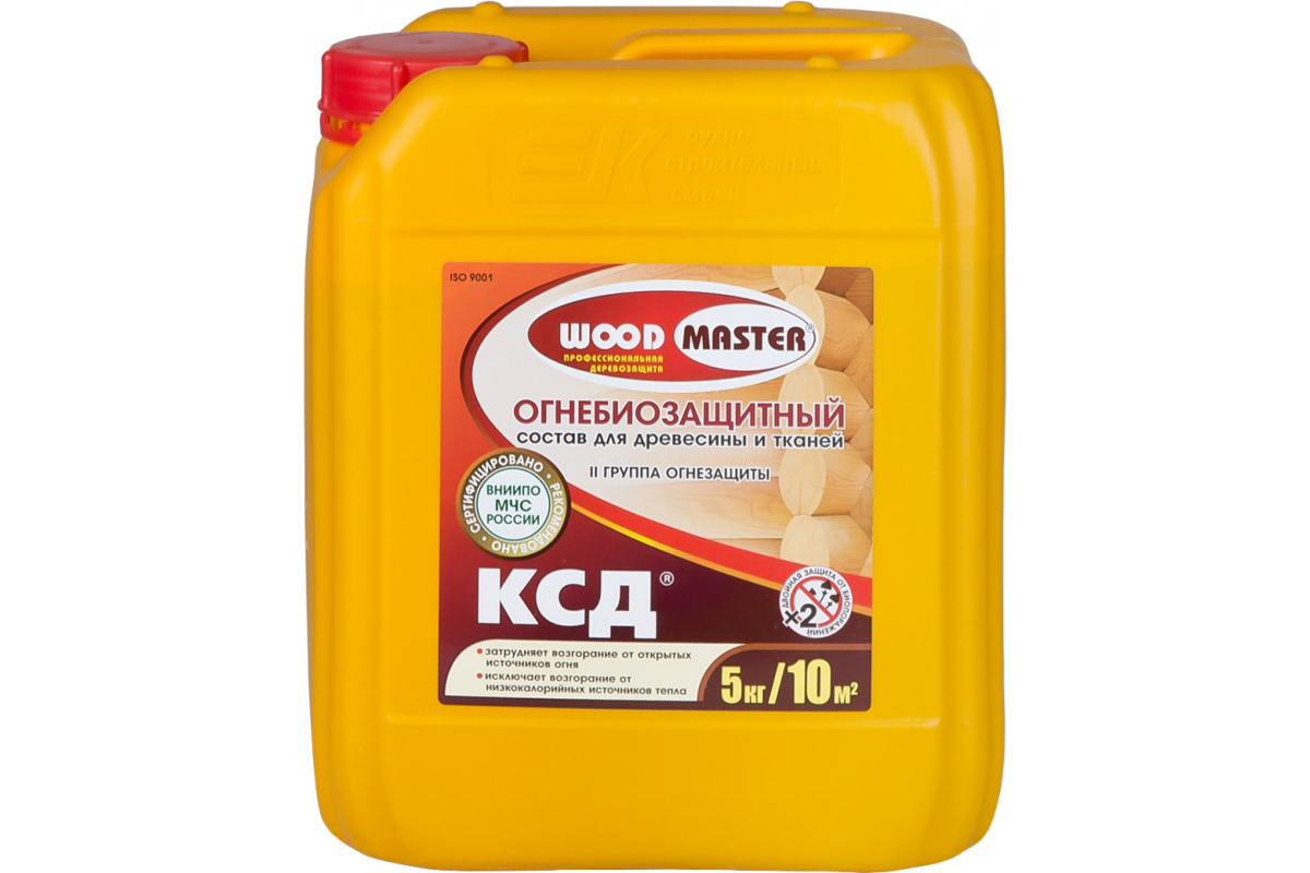 Огнебиозащитный состав WoodMaster КСД 5 кг 1 4602 Огнебиозащитный состав WoodMaster КСД 5 кг 1 4602